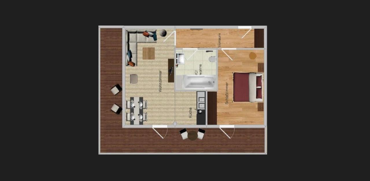 Appartements Alpenland بيرتيساو المظهر الخارجي الصورة