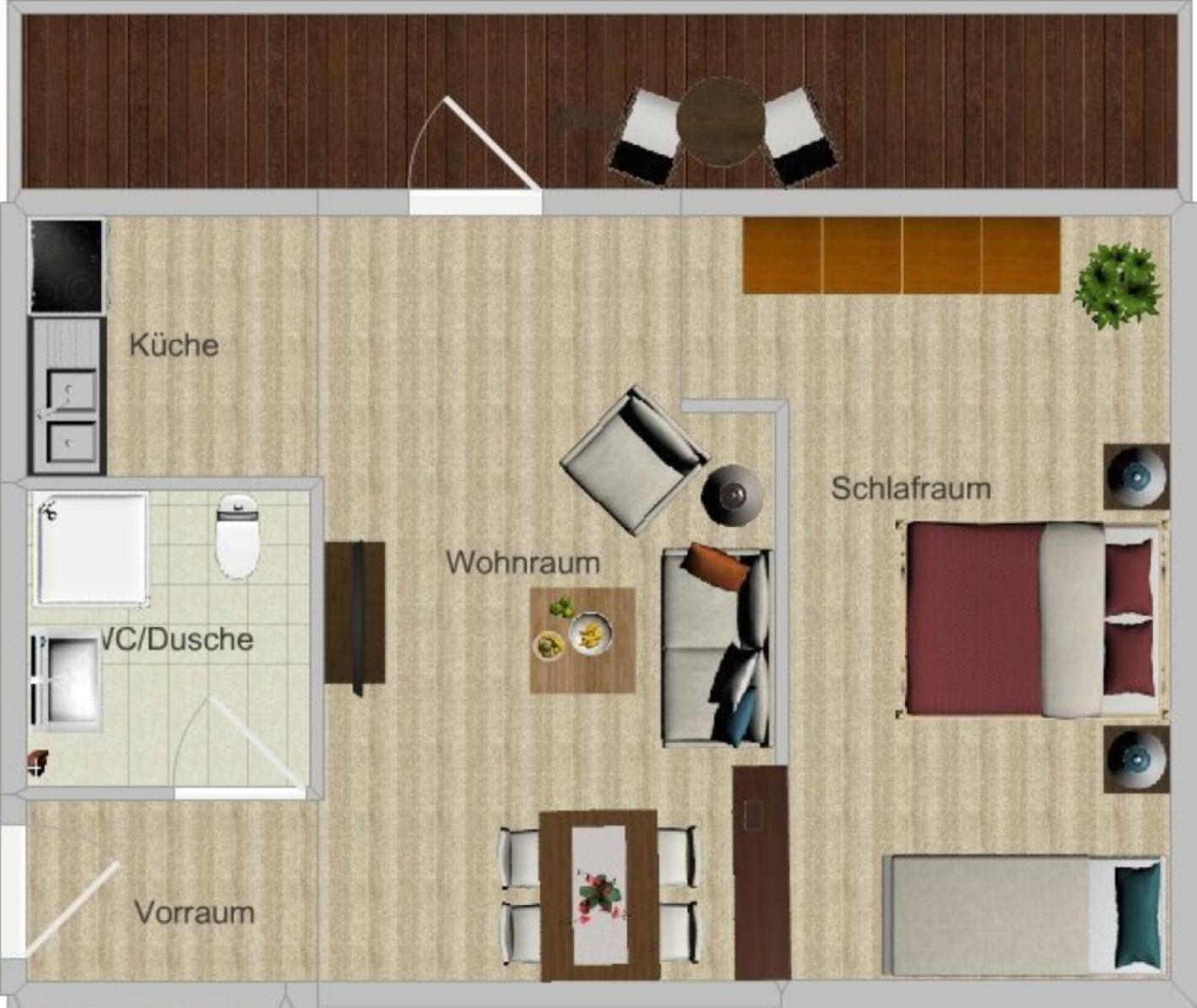 Appartements Alpenland بيرتيساو الغرفة الصورة